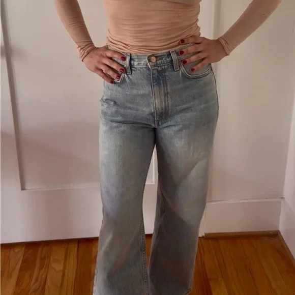 Doen Light Blue Flare Jeans